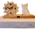 Clock with object