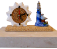 Clock with object