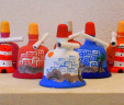 bells terra cotta hand painted with landscape